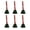 Green, variant on LanSuare 6Pcs Christmas Small Bells Pendants, 1.7Inch Christmas Tree Bells Ornament for Home, Holiday Decorators, Christmas Decoration