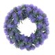 thumbnail image 2 of Corona de lavanda para puerta delantera Guirnalda de 38cm Corona floral decorativa Colgante de pared para decoración del hogar, 2 of 7