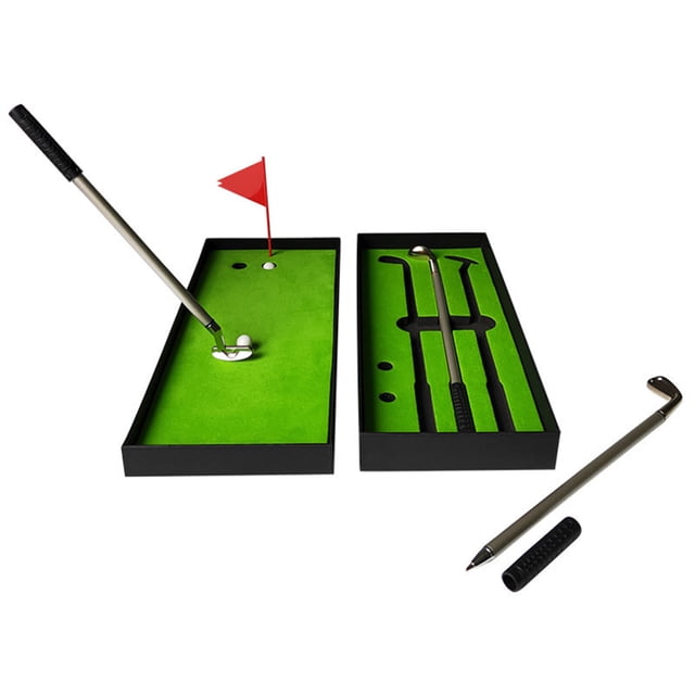De Bolígrafos Para Palos De Golf Contiene 3 Putters Y 1 Juego De Deportes De Escritorio Con Bandera Mini Putters De Campo De Golf Para Entretenimiento En El Hogar Y La Oficina Eigraketly OD005213-00