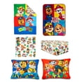 Paw Patrol 5Piece Toddler Bedding Set & Blanket, Blue, Top Pups