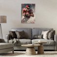 thumbnail image 3 of Stupell Industries Contemporary Eye On The End Zone Canvas Art, 16 x 24, by Ray Powers, 3 of 8