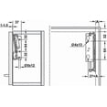 thumbnail image 4 of Symmetrical Spring Hinge 90 Degree Folding Hinge Cabinet Spring Bracket Up-and-Down Door Hinge Sofa Hinge, 4 of 5
