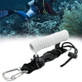 thumbnail image 6 of yotijay Diving Coil Lanyard Spring Coiled Camera Lanyard Metal with Hook Freediving Rope White, 6 of 9