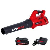 Ecomax EMA2002-002A 20V Battery-Powered Cordless Leaf Blower 365 CFM – Includes Rechargeable 2.0Ah Battery & Charger