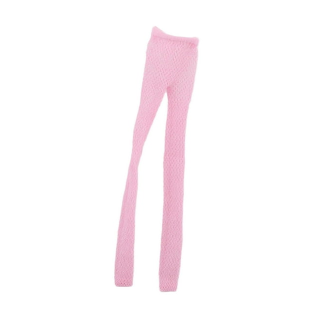 KLKCMS Figurine Féminine 1/12 Bas Résille pour Poupée de 6 Pieds' Figurines d'Action Rose
