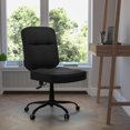 thumbnail image 2 of Scranton & Co Leather Office Chair with Extra Wide Seat in Black, 2 of 9