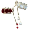thumbnail image 6 of Soimiss 2Pcs Rose Hair Clips Assorted Colors Decorative Hair Accessories for Bride, 6 of 8