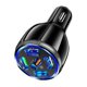 thumbnail image 3 of Cargador rápido para coche QC3.0, carga rápida, USB, universal, multipuerto, 12 V-32 V, para teléfono de coche. Negro, 3 of 9