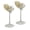 White, variant on 2 Pcs Conch SeaShell Wine Glasses Wedding Glasses Martini Glasses Drinkware Drinking Stemware for Birthday Wedding Beach Bridesmaids Anniversary Party