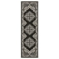thumbnail image 3 of Oriental Weavers Chamberlain Area Rug - CH05C - 6'7" x 9'6" - in Charcoal/ Ivory - Vintage Inspired, Stain Resistant, Family and Pet Friendly , Dining, Living Room Rug, 3 of 3