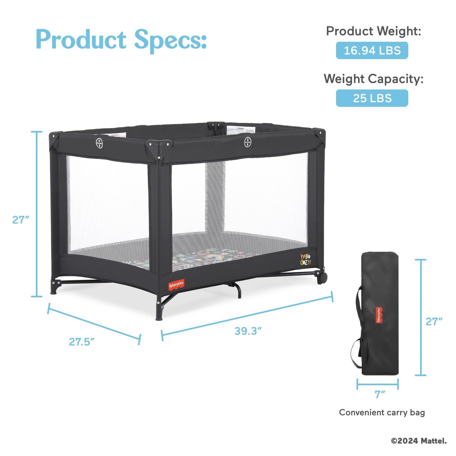 Playpen Fisher Price Travel Cot Fisher Price Portacot Fisher Price