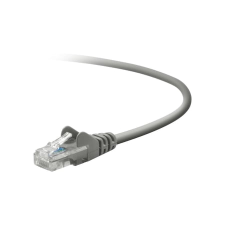 UPC: 0722868160138 | Belkin A3L791b25-S 25 ft. Cat 5E Gray Patch Cable