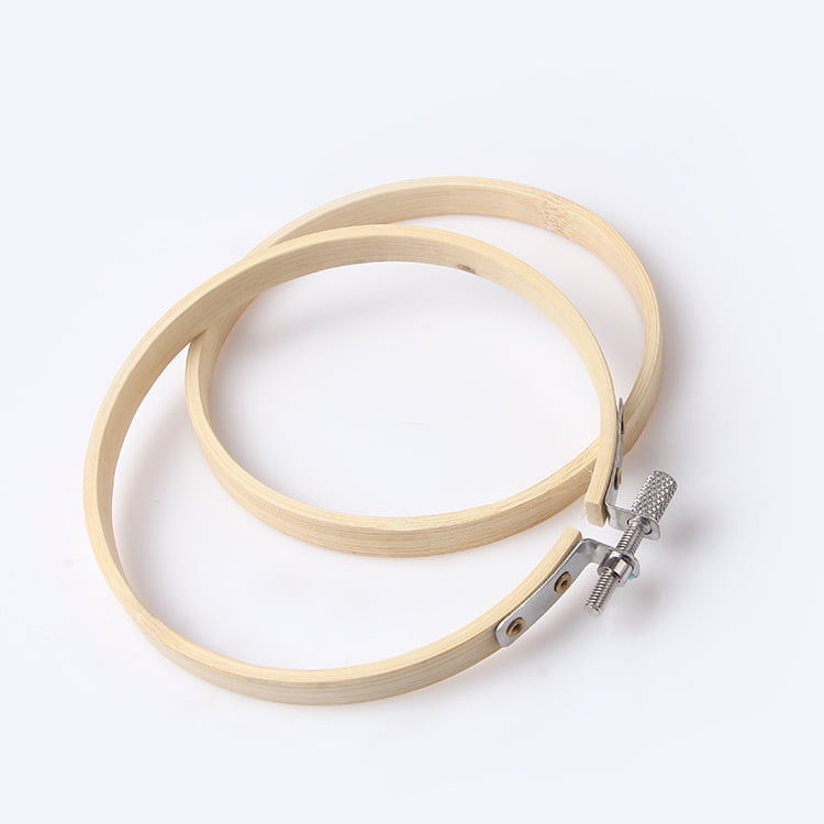 Embroidery Wooden Frame Hoop Ring Cross Stitch Sewing DIY Tool Art Bamboo Crafts