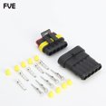 thumbnail image 3 of Conector automotriz impermeable de 2 pines, conector macho y hembra de enchufe HID de 1/2/3/4/5/6 pines para motocicleta y coche, 3 of 5