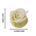 thumbnail image 2 of Qholemyo Rose Aromatherapy Candle Gift Flower Candle Home Decoration Set Wedding Decoration, Rose-scented Aromatherapy Candle Set, Romantic Candle Set For Weddings & Homes, 2 of 6