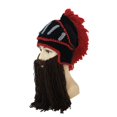 thumbnail image 2 of Gorro divertido de caballero con barba, gorro hecho a mano, gorro grueso de invierno con pulpo, máscara de esquí para Cosplay de Halloween, 2 of 4