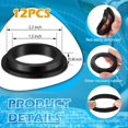 thumbnail image 3 of 12 Pcs 11412 Pool L Shape O Ring Pool Filter Replacement Parts, 3 of 5