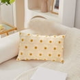 thumbnail image 5 of RuWeoMaa Spring Summer Pillow Covers 14x20 inch White Daisy Flower Outdoor Farmhouse Soft Plush Throw Pillows for Sofa Holiday Spring Summer Home Decor, 5 of 5