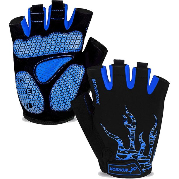 Fahrradhandschuhe Radhandschuhe Herren Damen Halbfinger Atmungsaktiv Radsporthandschuhe, Gel Stodmpfende Rutschfeste Mountainbike Handschuhe Mtb Hands