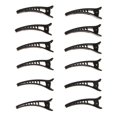 thumbnail image 2 of 2x12/paquete De Pinzas Para El Cabello De De Negro Liso Pinzas Para El Cabello Pinzas Para El Cabello 4,9 Cm 4.9cm Yuyangstore pinzas de pelo de pico de pato de las mujeres, 2 of 8
