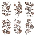 thumbnail image 2 of Teissuly Garden Fence Large Flower Stencils-DIY Decoration 2024 New Reusable Floral Stencil For Painting On Wooden Wall Hedge Patterns, 2 of 6