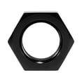 thumbnail image 5 of 2pcs Black AN6 Female Thread Hex Bulkhead Nut Locking Nut 6AN Thread Size Hex Locknut, 5 of 6