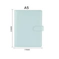 thumbnail image 3 of A5 PU Leather Notebook Binder Cover, Refillable A5 Inner Filler Papers Journal Binder Cover with 6 Ring, Personal Diary Schedule Organizer Planner Binder with Magnetic Buckle Closure, 7.1X9.1inch, 3 of 6