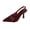 Wine, variant on Kitten Heels for Women Pointed Toe Pumps Low Heel Slingback Heels with Buckle Dress Shoes for Dating Party Working