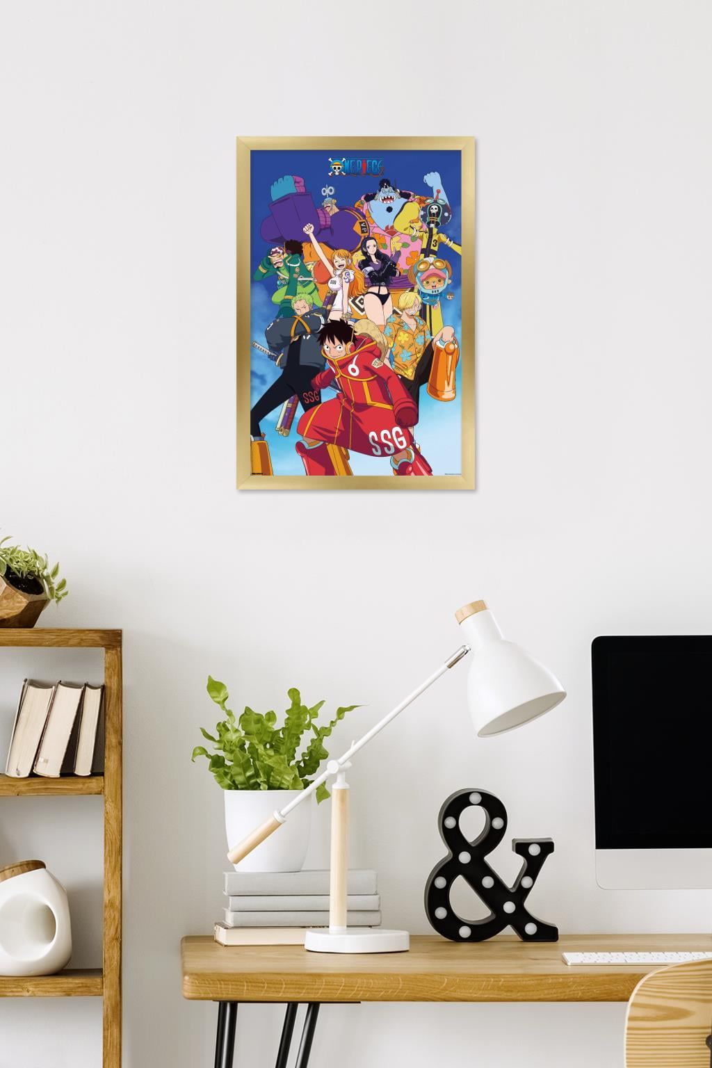 One Piece: Egghead Arc - Voyage 2 Group Wall Poster, 14.725" x 22.375" Framed