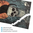 thumbnail image 3 of 1000 PCS Black Cat and Tomb Skeleton puzzles for adults 1000 pieces,Stress relieving pleasure,Puzzles suitable for entertaining with family during holidays,Funny Animal Holiday decor Wooden Puzzle, 3 of 6