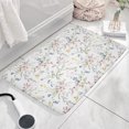 thumbnail image 3 of Pioneer Flower Floral Print Flannel Non Slip Door Rugs,Washable Door Mats Indoor,Decorative Door Mats,Dirt-Resistant and Absorbent Doormat for Entrance,Bedroom,Kitchen,Bathroom,23.5"x16", 3 of 5