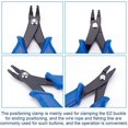 thumbnail image 5 of Herramienta de joyería, alicates para cuentas (13,5 cm, azul), alicates de gancho con mango de PVC, alicates de punta puntiaguda para reparación de líneas, alicates de bricolaje, 5 of 5
