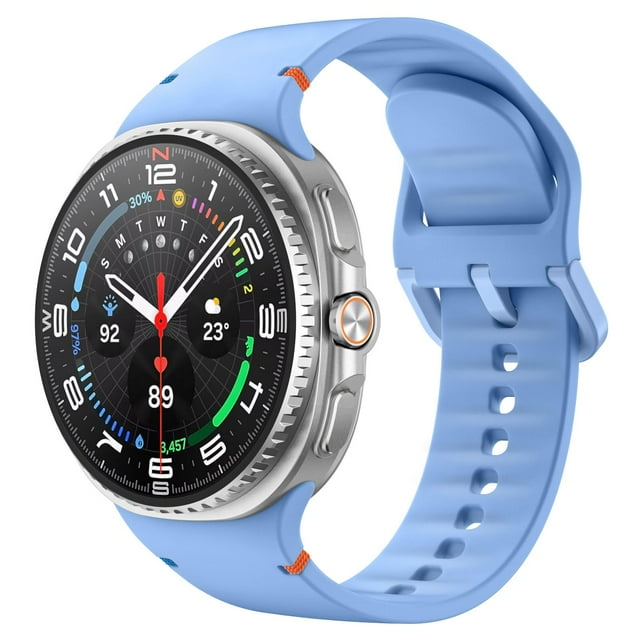 Correa de reloj MoKo para Samsung Galaxy Watch 40/44/46 mm, color azul