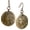 Vintage Gold 4, variant on Handmade Unique Bohemian Tribal Hoop Spiral Leaf Flower Earring Lightweight Vintage Bronze Round Circle Geometry Dangle Drop Earrings for Women