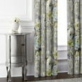 thumbnail image 3 of Athena Linen Heather Gray Pole Top Drapery Panel - Pair 50"x96", 3 of 5