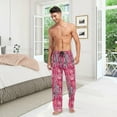 thumbnail image 7 of FREEAMG Eiffel Tower Pattern Pajama Pants for Men, Men's Separate Bottoms, Pure Cotton Comfortable Lounge Pants?445?, 7 of 7