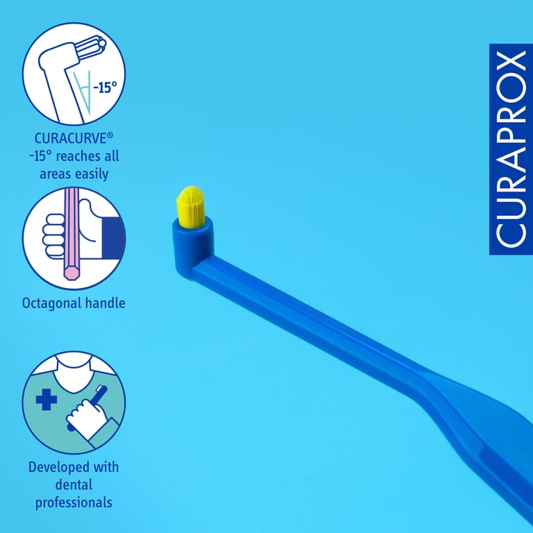 Curaprox, Single-Tuft Toothbrush, CS 1006, Precision Gumline Care