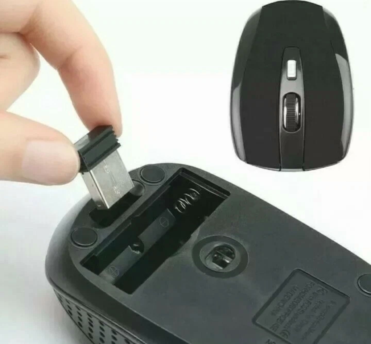 CRESTIN- 2 Pack Wireless Mouse Bluetooth 2.4Ghz Wireless Pc Optical Mouse For Laptop Pc
