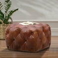 thumbnail image 2 of Pasargad Paris Club Ottoman Genuine Top Grain Leather, 2 of 3