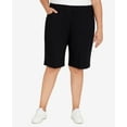 thumbnail image 4 of Alfred Dunner Womens Plus-Size Fitted Bermuda Short, 4 of 6