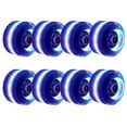 thumbnail image 2 of Nsxcdh 8pc Kids Toys Luminous Light up Quad Roller Skate Wheels with BankRoll Bearings Installed Summer Essentials, 2 of 2