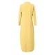 thumbnail image 3 of Gibobby Vestido Causal para Mujer de Verano Vestido largo para mujer Color Fiesta de boda Midi Vestido tubo(Amarillo,M), 3 of 5