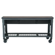 DuraMax Rolling Workbench Furniture 72 in. x 24 in. with 3 Drawers, for Home, Garage, Workshop