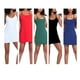 thumbnail image 3 of Minnieouse Vestidos deportivos para mujer Ropa deportiva Traje de baile Sin mangas Ropa de secado rápido Vestido de tenis de golf de color sólido para Vestidos Azul SG Minnieouse  AP011460-24, 3 of 6