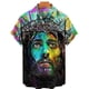 thumbnail image 2 of Camisetas gráficas de Cristo Jesús para hombres, ropa, camisas hawaianas estampadas en 3D, camisetas de playa de manga corta, blusas Y2K, ropa vintage, blusas con solapa, 2 of 5