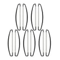 thumbnail image 1 of Dickly 10 Pcs Hand Pulled Banner Poles, Stable Handle, Ergonomic, Portable Flag Holder, black 24cm, 1 of 8