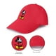 thumbnail image 2 of Gorra roja ajustable para papá con diseño de Mickey Mouse de Disney, talla única, 2 of 5