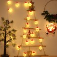 thumbnail image 3 of Naiovety navideñas Papá Noel Copos de nieve Muñeco de nieve Árbol de Navidad con adaptador Decoraciones de fiesta para patio Cocina y Comedor Naiovety HA067245-00, 3 of 6