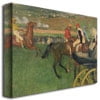 Trademark Fine Art "The Race Course" Canvas Art by Edgar Degas