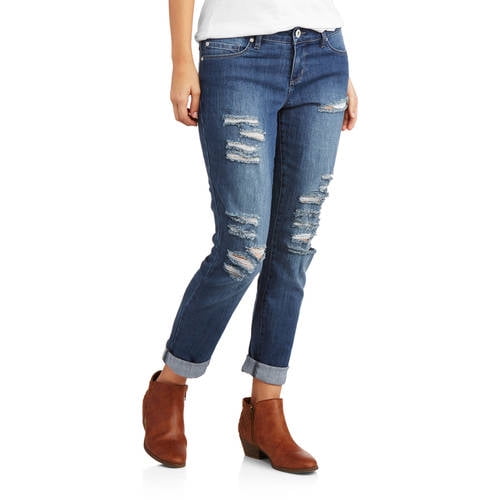 womens black jeans walmart